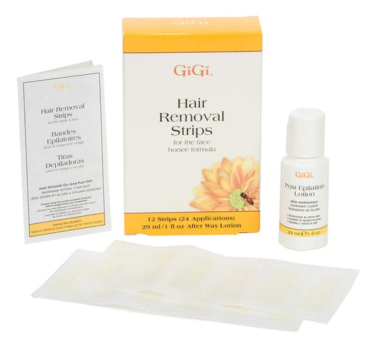 GiGi Tiras Depiladoras Cuerpo y Rostro 12und