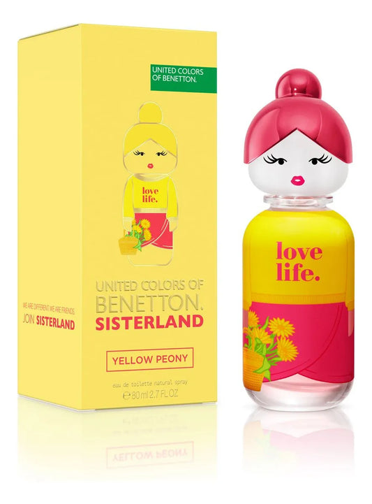Benetton Sisterland Yellow Peony Eau de Toilette 80ml
