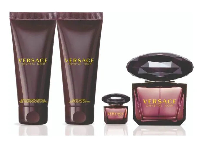 Kit Versace Crystal Noir Eau De Parfum Kit 100ml