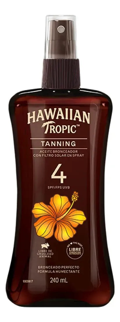 Hawaiian Aceite Bronceador Spf4 240ml