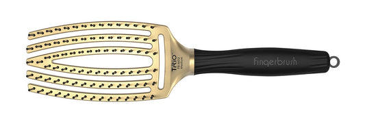 Olivia Garden Finger Brush trio Medium Gold Brush