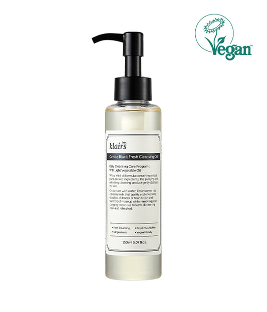 Dear, Klairs Gentle Black Fresh Cleansing Oil 150 ml