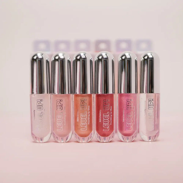 Kara Beauty Level Up Nourishing Lip Gloss (Rosehip Oil, Hyaluronic Acid, and Vitamin E) - Classic