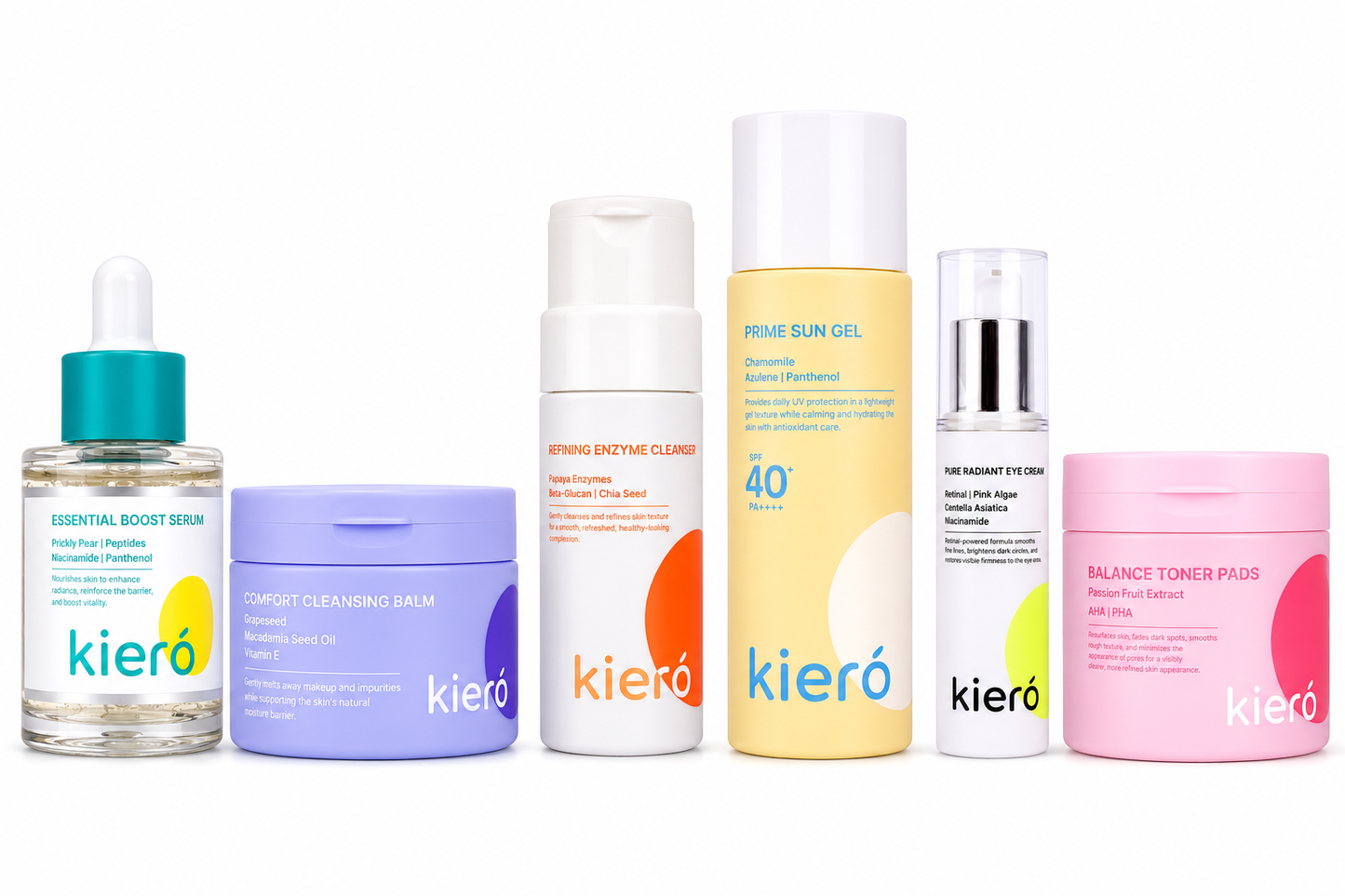 Kiero Kit Rutina Facial Completa de 6 Pasos