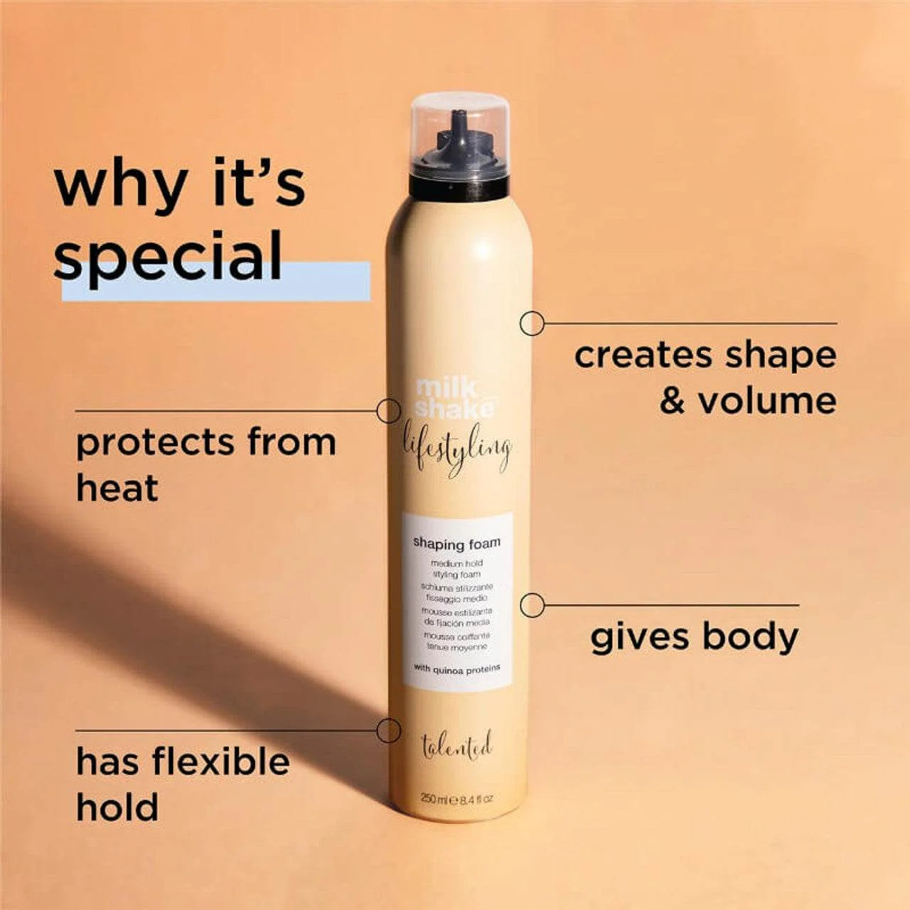 Milk Shake Lifestyling Shaping Foam 250 ml