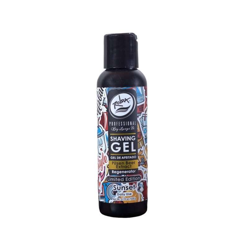 Rolda Shaving Gel Pilsen Beer Extract Regenerator Sunset 120G