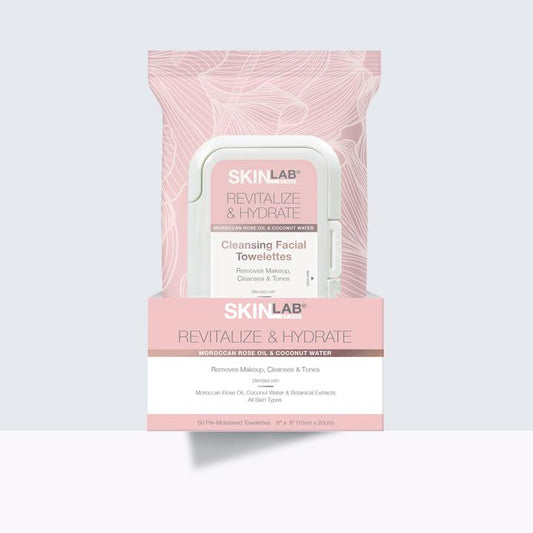 Skinlab Revitalize & Hydrate Cleansing Towelettes – Makeup
