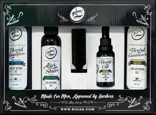 Rolda Kit Cepillo Barba 220181 4Pz