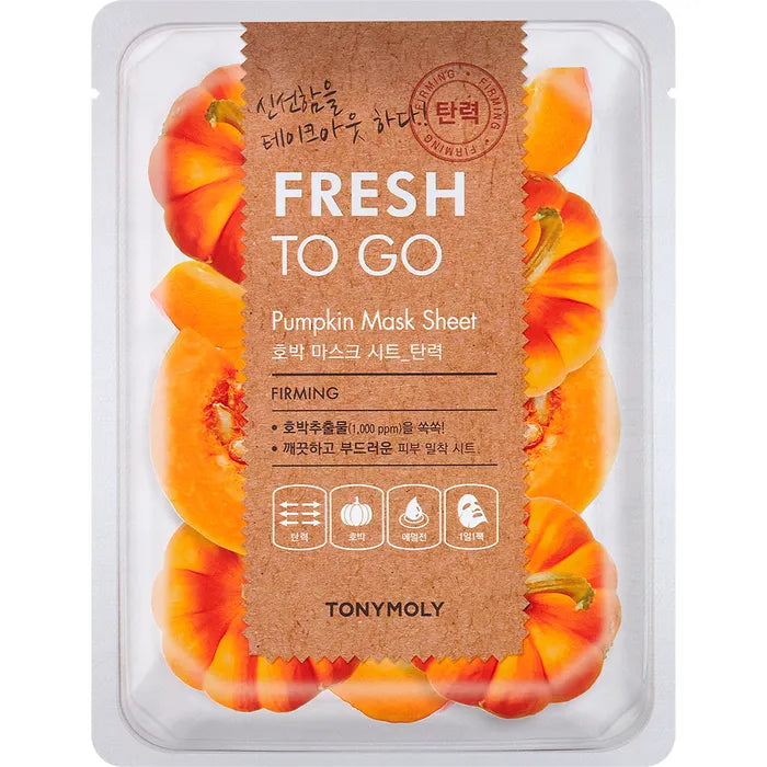Tony Moly Fresh To Go Pumpkin Mask Sheet