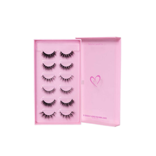 Beauty Creations 6 Pair Casually Lashed Faux Mink Lashes