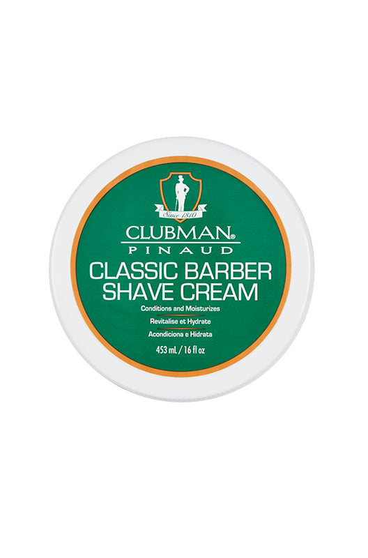 Clubman Classic Barber Shave Cream 16Oz