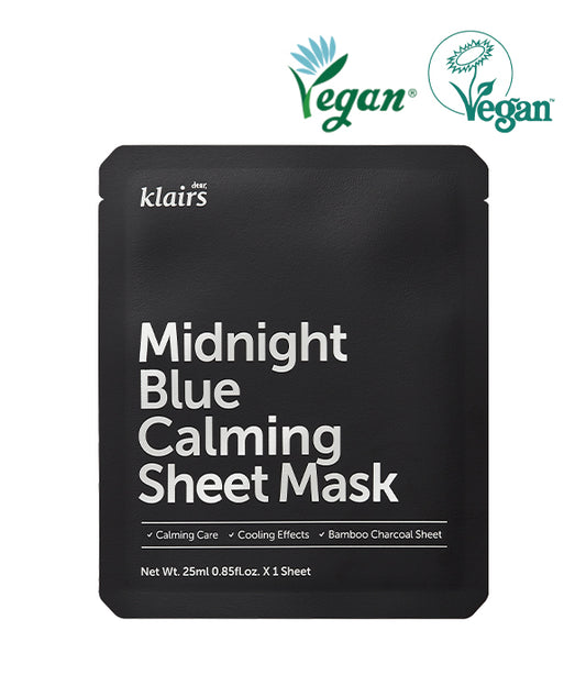 Dear, Klairs Midnight Blue Calming Sheet Mask 25 ml