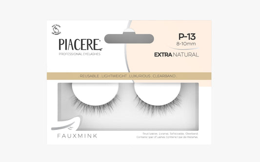 Piacere Pestañas Faux Mink Extra Natural