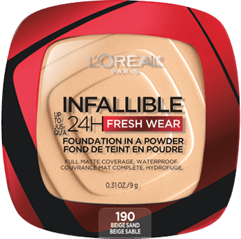 Loreal París Infallible 24H Fresh Wear Fundation In a Powder