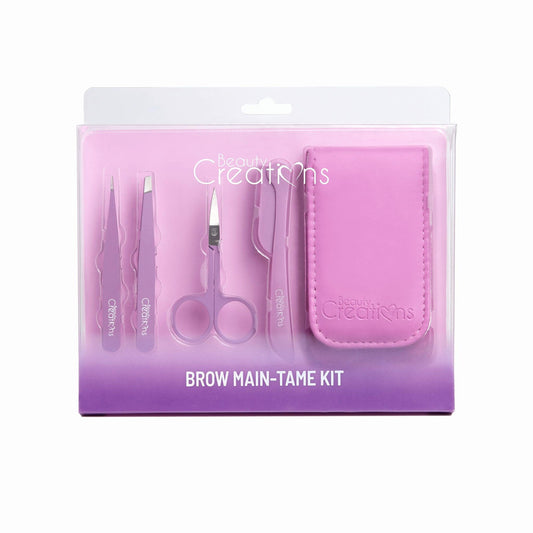 Beauty Creations Tools Brow Main -Tame Kit X2Tweezer