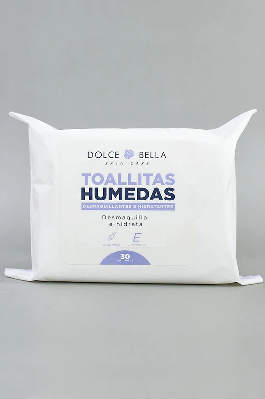 Dolce Bella Toallitas Desmaquillantes vitamina E 30und